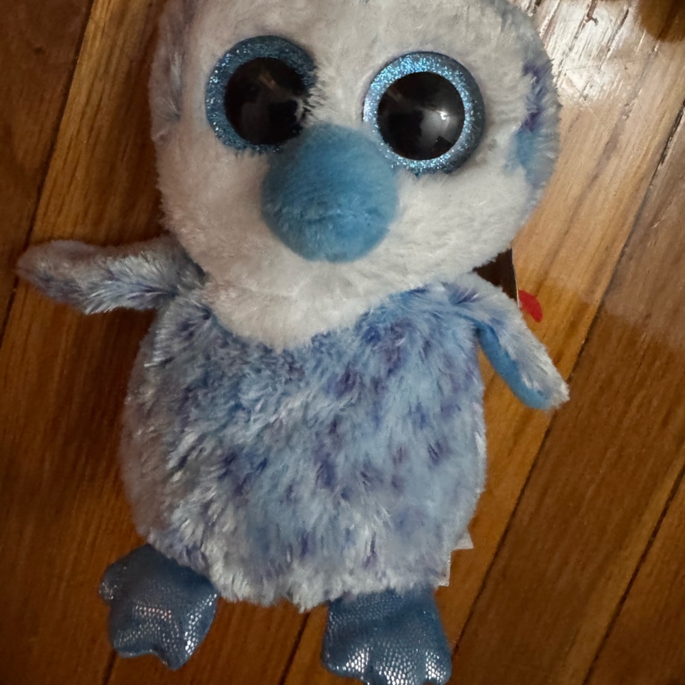 Ty Blue and White Stuffed Animal